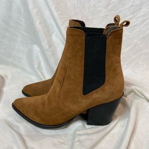 Brown Western Booties